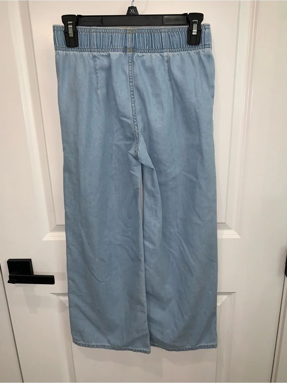 Old Navy Girls Light Blue High-Rise Baggy Jeans
